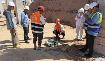 2021年04月13日贾国龙功夫菜呼和浩特市二号超级厨房施工总承包项目土方。